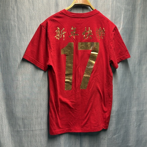 Guess Red and Gold Short Sleeve Tee size medium - Picture 5 of 6